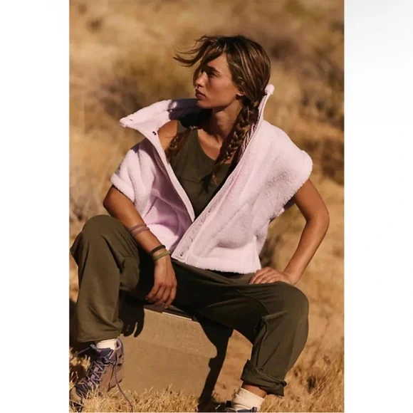 FP Movement by Free People Light Pink Sleeveless Vest - Picture 2 of 7